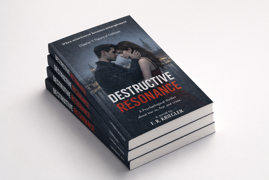 Destructive Resonance books stack